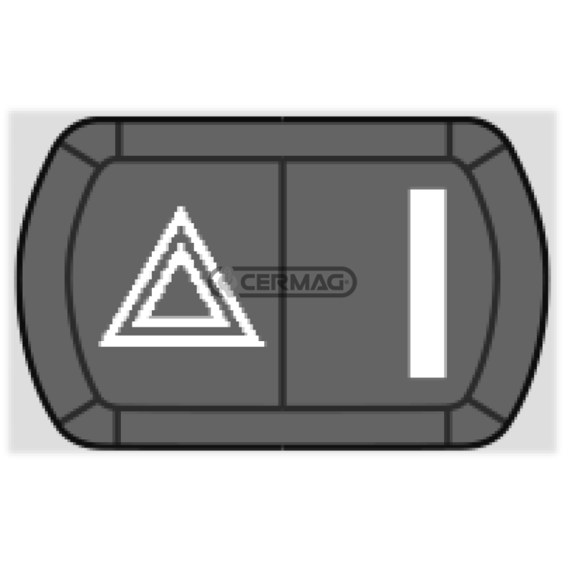 Bouton avec symbole d'urgence COMPATIBLE - 36724