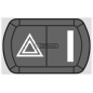 Bouton avec symbole d'urgence COMPATIBLE - 36724
