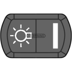 Tasto con simbolo luci generali COMPATIBILE - 36725 | NewgardenAgri.com