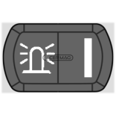 Knopf mit rotierendem Lampensymbol KOMPATIBEL – 36726 | NewgardenAgri.com