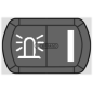Knopf mit rotierendem Lampensymbol KOMPATIBEL – 36726