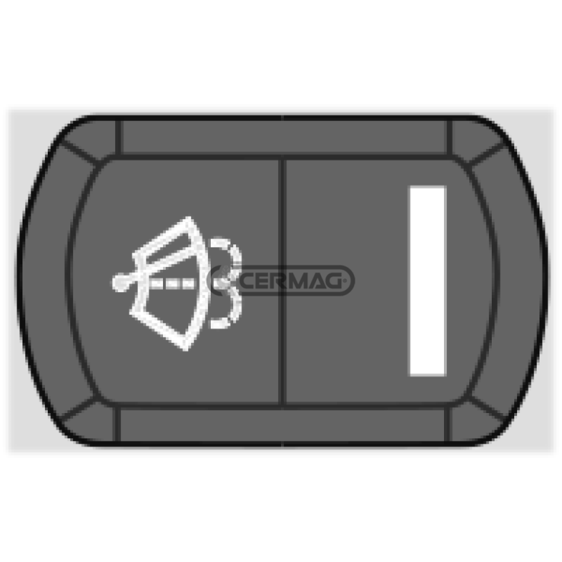 Bouton avec symbole d'essuie-glace et de lave-glace COMPATIBLE - 36729