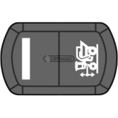Bouton avec symbole de mise à niveau COMPATIBLE - 36731 | NewgardenAgri.com