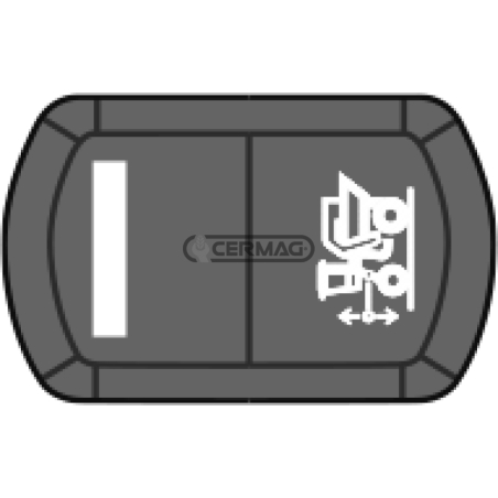 Bouton avec symbole de mise à niveau COMPATIBLE - 36731 | NewgardenAgri.com
