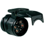 MICRO ADAPTADOR ENCHUFE 13 POLOS + TOMA 12V 7 POLOS CON TAPA COMPATIBLE - 36037