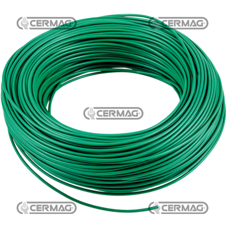 cavo elett. 1 filo 1mmq(100MT)VERDE COMPATIBILE - 36859 | NewgardenAgri.com