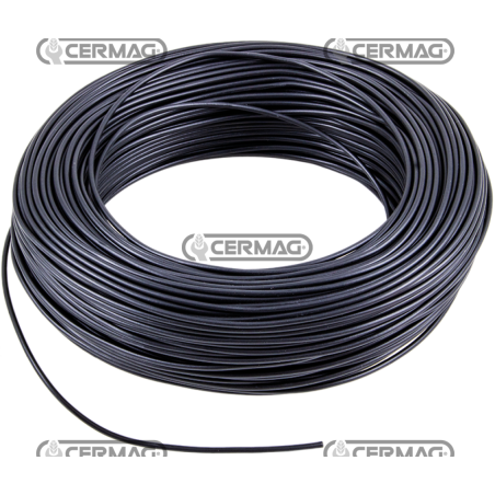 Elektrokabel 1 Draht 1,5 mmq (100 MT) SCHWARZ KOMPATIBEL - 36860 | NewgardenAgri.com