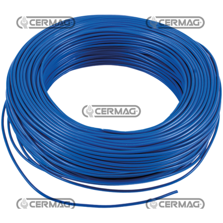 Elektrokabel 1 Draht 1,5 mmq (100 MT) BLAU KOMPATIBEL - 36862 | NewgardenAgri.com
