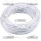 câble électrique 1.5fils 1mmq(100MT)BLANC COMPATIBLE - 36866