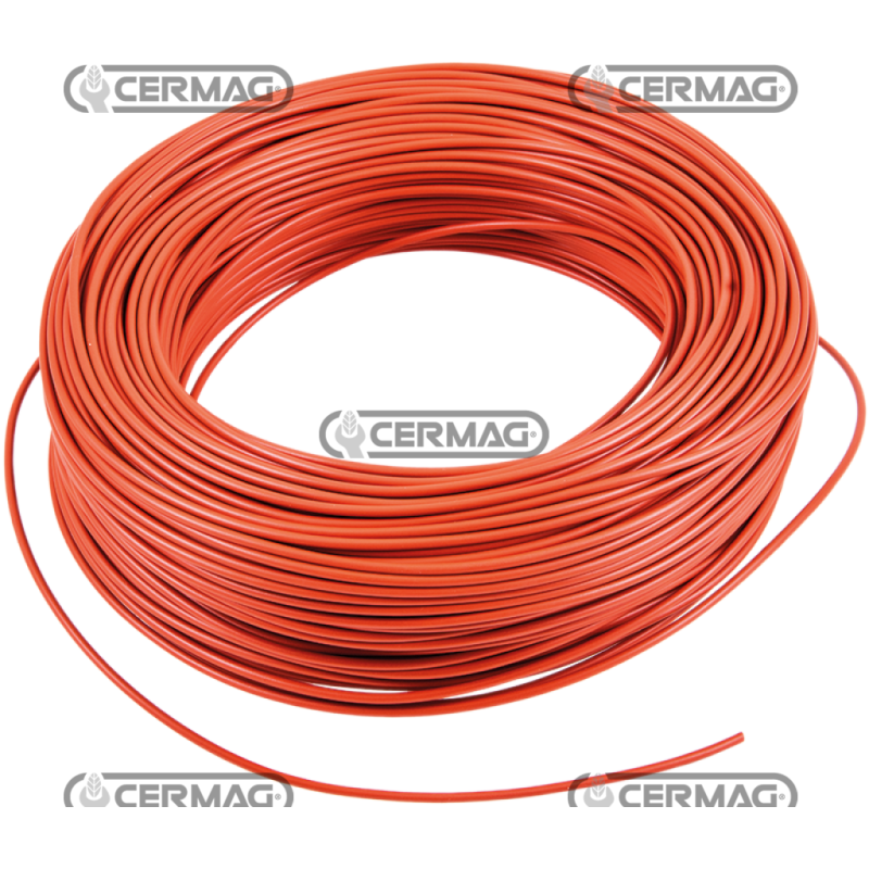 câble électrique 4 fils 1mmq (100MT) ROUGE COMPATIBLE - 36871