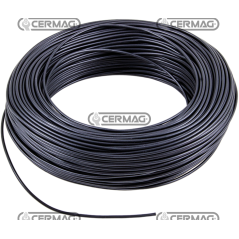 câble électrique 1 fil 6mmq (100MT) NOIR COMPATIBLE - 36874 | NewgardenAgri.com