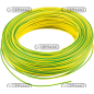 câble électrique 1 fil 1mmq (100MT) JAUNE/VE COMPATIBLE - 36854