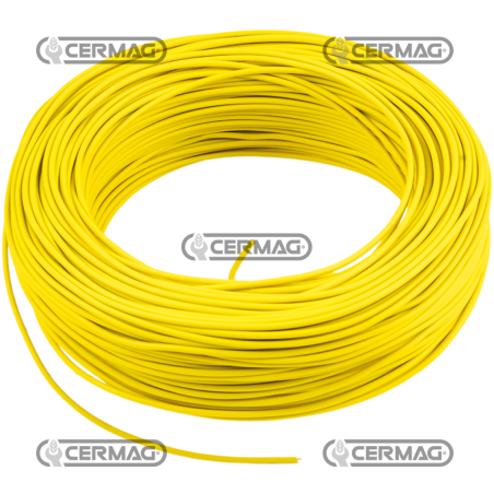 Elektrokabel 1-adrig 1,5 mmq (100 MT) KOMPATIBEL GELB - 36865 | NewgardenAgri.com