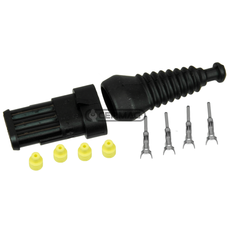 Kit connessione femmina tipo AMP/TYCO 3 vie COMPATIBILE - 36586