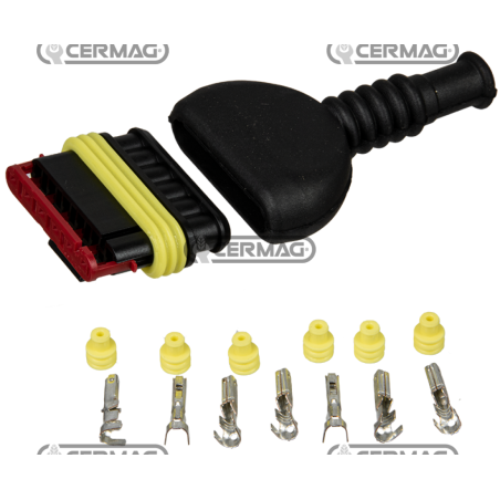 AMP/TYCO 6-Wege-Stecker-Verbindungsset KOMPATIBEL – 36591 | NewgardenAgri.com