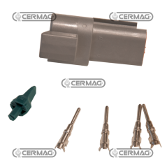 Kit de raccordement femelle 3 voies COMPATIBLE DEUTSCH - 36596 | NewgardenAgri.com