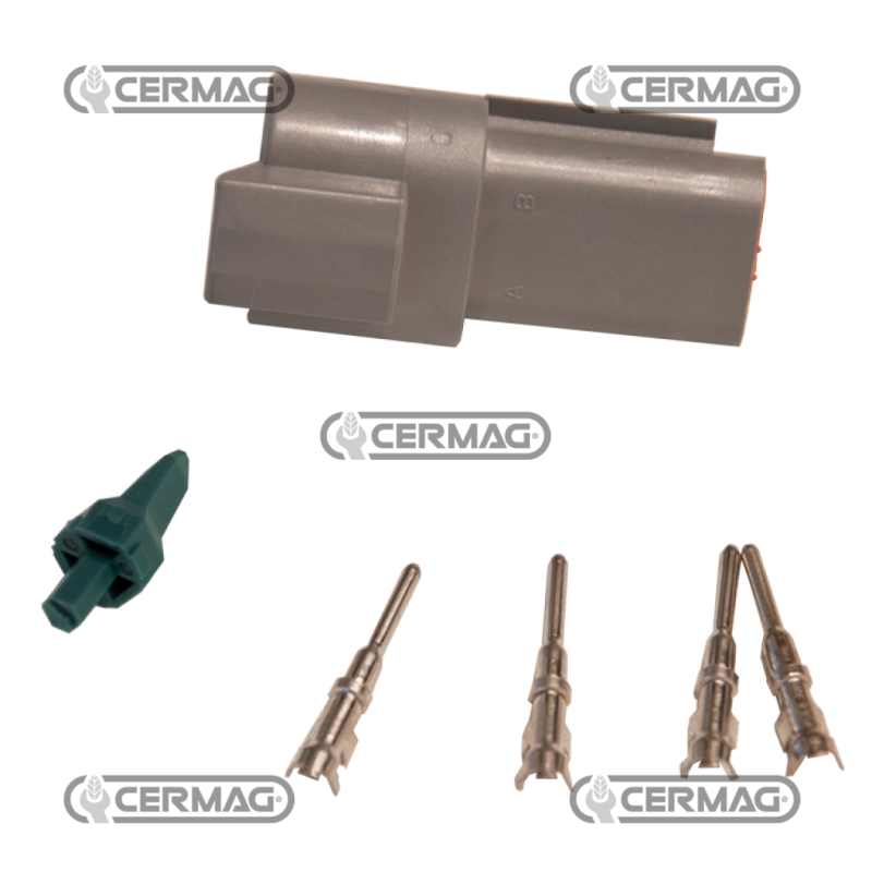 Kit connessione femmina tipo DEUTSCH 3 vie COMPATIBILE - 36596