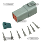 Kit di connessione femmina tipo DEUTSCH a 6 vie COMPATIBILE - 36599