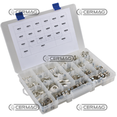 SURTIDO DE TERMINALES DE CABLE 168 UDS. COMPATIBLES - 36843 | NewgardenAgri.com