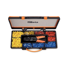 Pince à cosses légère avec assortiment de 450 cosses COMPATIBLES - 70435 | NewgardenAgri.com