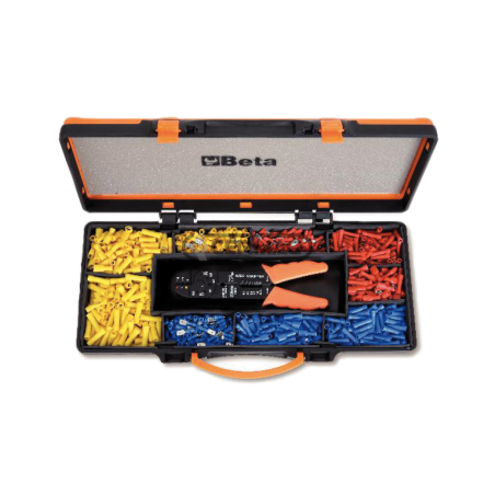 Lightweight cable lug pliers with assortment of 450 COMPATIBLE lugs - 70435 | NewgardenAgri.com