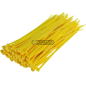 Fascette per cablaggi Colore Giallo Lunghezza 140x3.5 mm COMPATIBILE - 37207