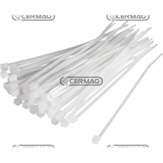 Cable ties Neutral color Length 140x3.6 mm COMPATIBLE - 37213 | NewgardenAgri.com