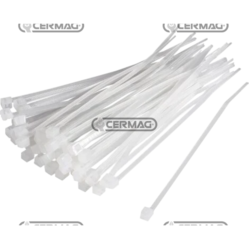 Fascette per cablaggi Colore Neutro Lunghezza 140x3.6 mm COMPATIBILE - 37213