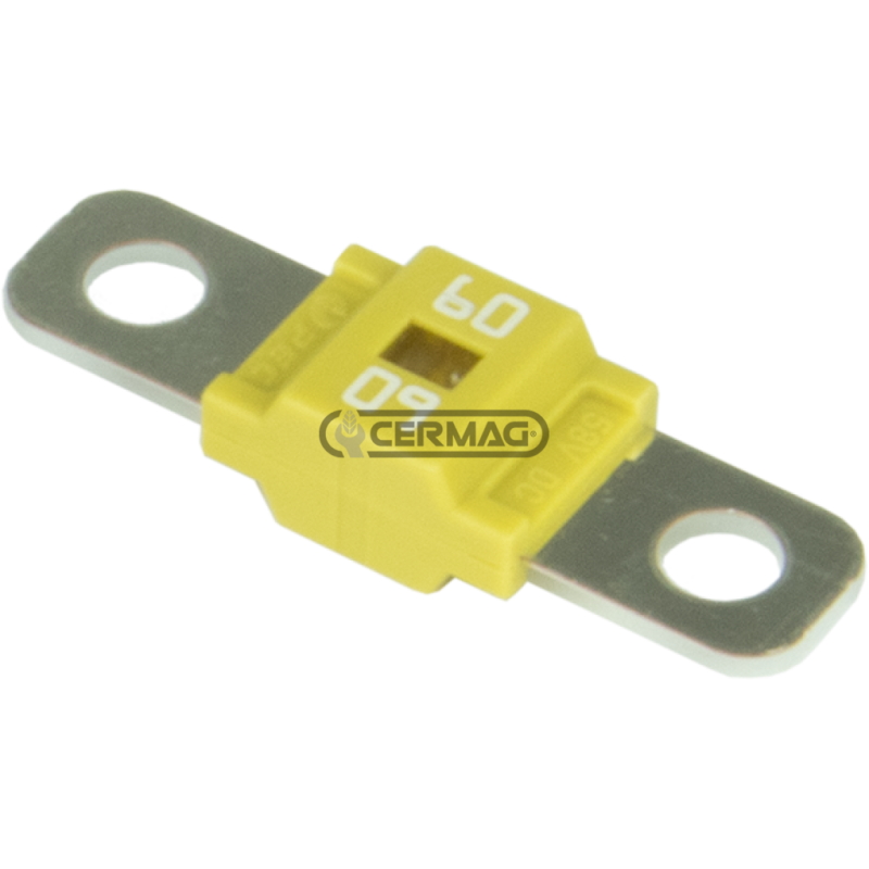 Fusible MIDIVAL Color Amarillo Intensidad de corriente 60 A COMPATIBLE - 36966
