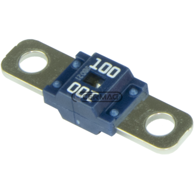 Fusible MIDIVAL Couleur Bleu Intensité courant 100 A COMPATIBLE - 36969