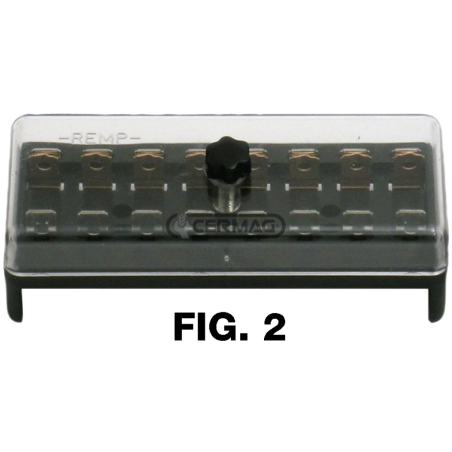 Caja de fusibles para 8 fusibles torpedos COMPATIBLES - 35636 | NewgardenAgri.com