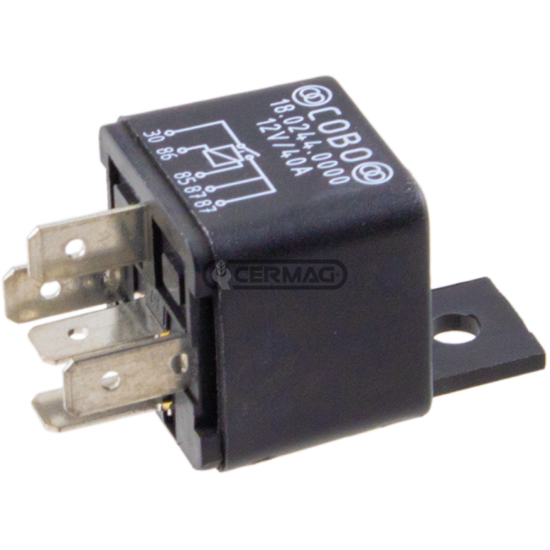Relay without diode Voltage 12 V Electric current intensity 40 A COMPATIBLE - 36940