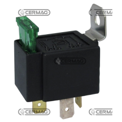 Relais ON-OFF avec fusible et support Tension 24 V Intensité courant 20 A COMPATIBLE - 36609 | NewgardenAgri.com