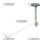 Flotteur de réservoir COMPATIBLE FORD - 37009