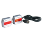 Kit de luces traseras LED - 5 funciones fijación magnética COMPATIBLE - 95125