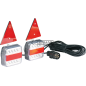 LED rear light kit - 5 functions magnet fixing COMPATIBLE - 95126