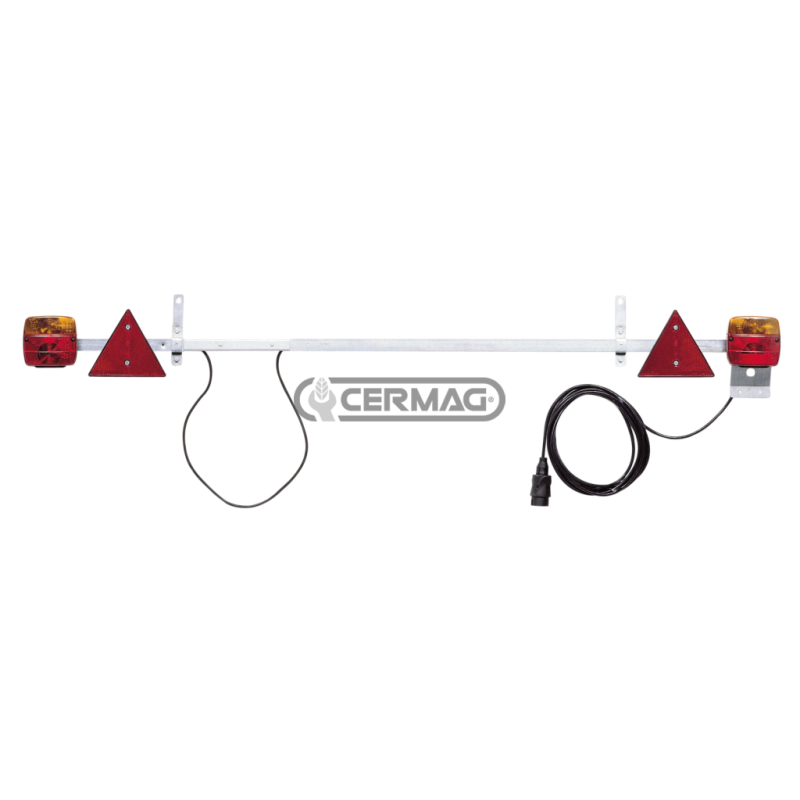 Barre lumineuse arrière fixe pour remorques - COMPATIBLE 12V - 35266