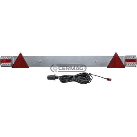 Barra de luces trasera con luces LED cuadradas - COMPATIBLE 12V/24V - 36550 | NewgardenAgri.com