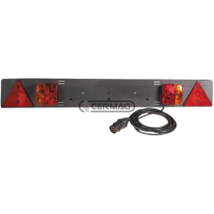 Barre de signalisation arrière complète - 12V Longueur 1050 mm COMPATIBLE - 35736 | NewgardenAgri.com