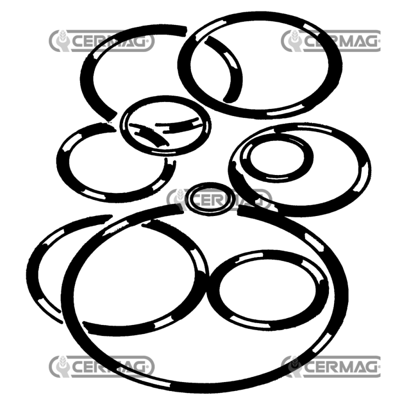 COMPATIBLE steering clutch servo control ring set - 10969