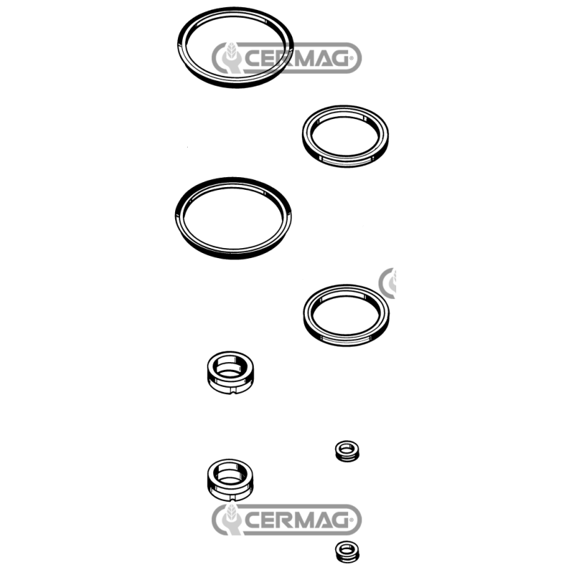 Guarnizione basamento per FIAT - FIAT ALLIS COMPATIBILE - 11009
