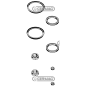 Oil filter gaskets for FIAT - FIAT ALLIS COMPATIBLE - 11015