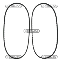 pair of belts Section 13X COMPATIBLE - LA6678023A1 | NewgardenAgri.com