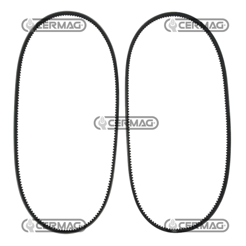 pair of belts Section 13X COMPATIBLE - LA6678023A1