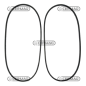 pair of belts Section 13X COMPATIBLE - LA6678023A1