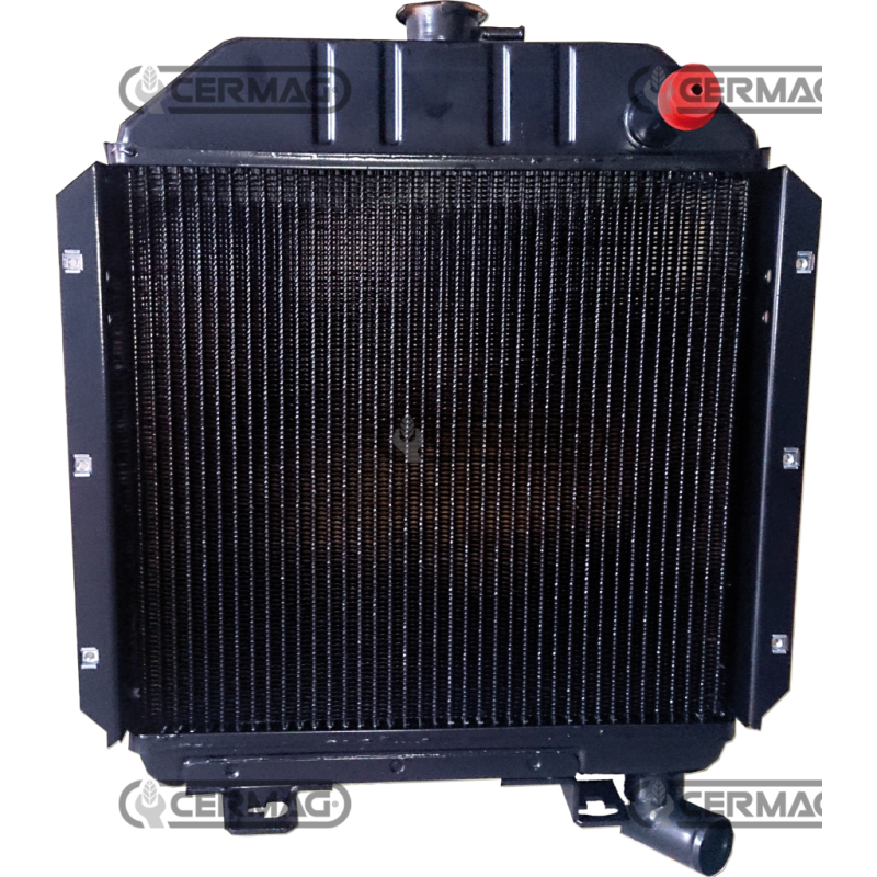 Radiatore in rame per CASE Dimensioni LxHxP 410-445x510x95 mm COMPATIBILE - 12834