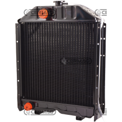 Copper radiator for FIAT - NEW HOLLAND Dimensions WxHxD 510x650x100 mm COMPATIBLE - 11481 | NewgardenAgri.com