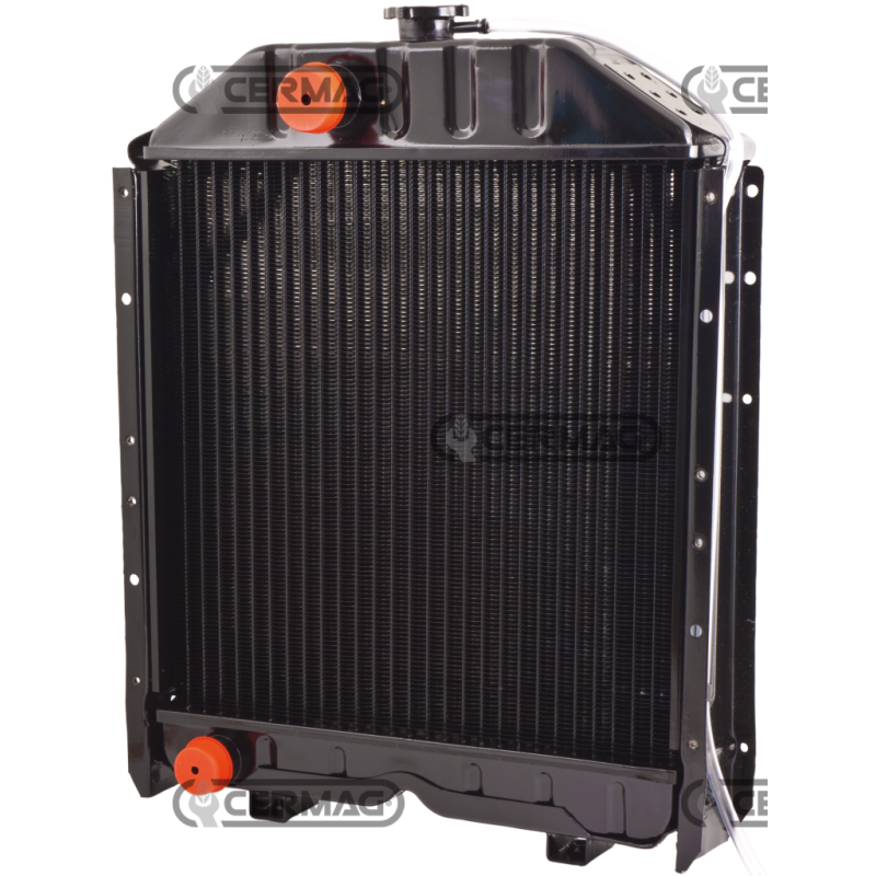 Radiatore in rame per FIAT - NEW HOLLAND Dimensioni LxHxP 510x650x100 mm COMPATIBILE - 11481