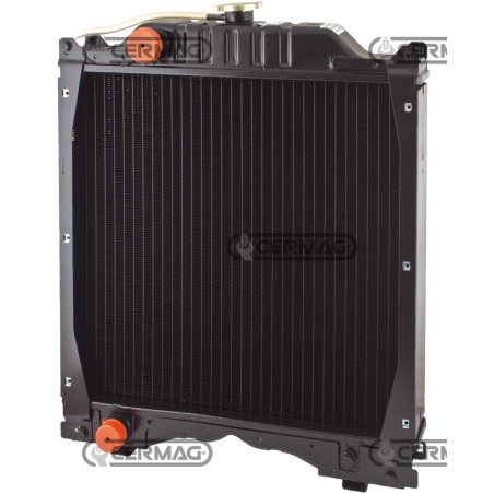 Radiador de cobre para FIAT - NEW HOLLAND Dimensiones AnxAlxP 553x695x110 mm COMPATIBLE - 12778 | NewgardenAgri.com