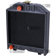 Radiador de cobre para FIAT - NEW HOLLAND Dimensiones AnxAlxP 470x583x100 mm COMPATIBLE - 12776 | NewgardenAgri.com